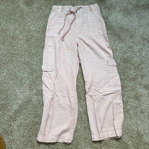 Sincerely Jules Size M Pink Cargo Mid/High Rise Straight Leg Pants